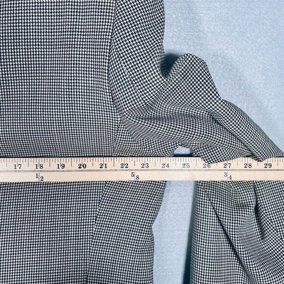 Jack Victor Blazer Mens 46R Gray Wool Union Made Houndstooth Jacket - Picture 12 of 15